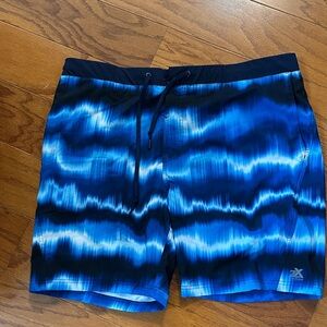 ZeroXposur Men's Electric Blue Swim Shorts